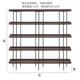 北欧实木书架客厅落地置物架餐边柜厨房办公收纳架储物书柜展示架