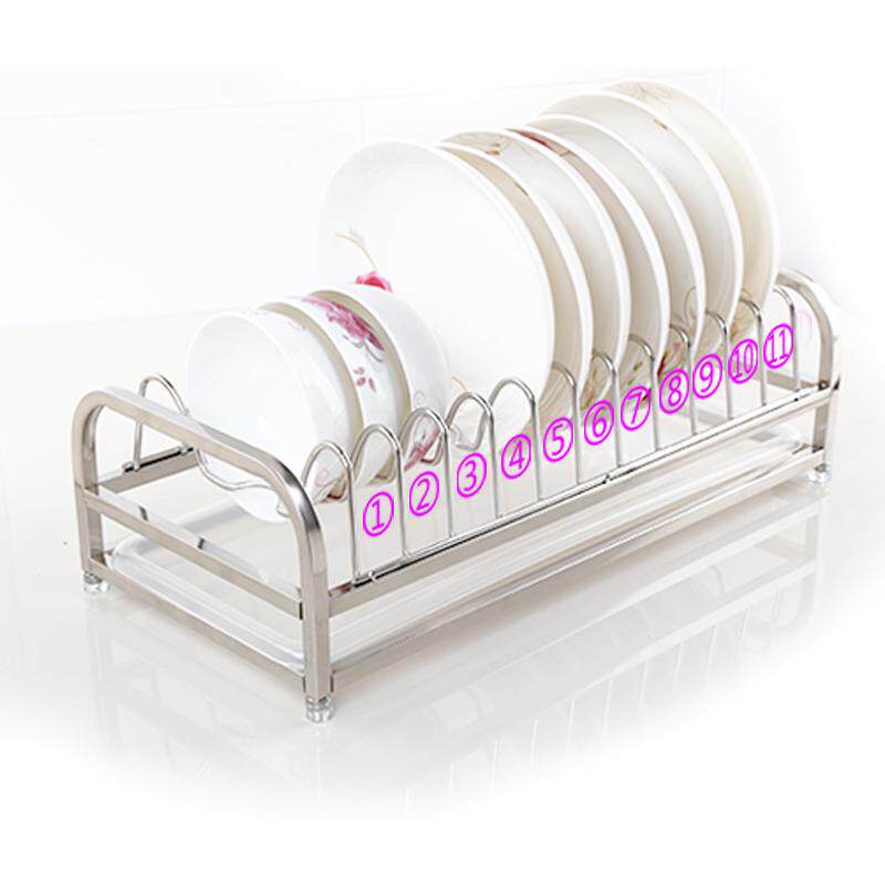 304不锈钢碗碟架厨房晾单层架餐具沥水收纳放家用洗盘子碗置物架