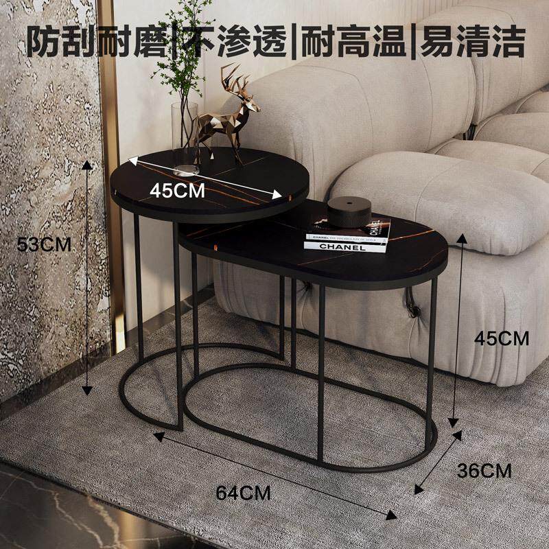 沙发边柜边几轻奢小茶几方几简约现代侧边北欧角几桌客厅铁艺边桌