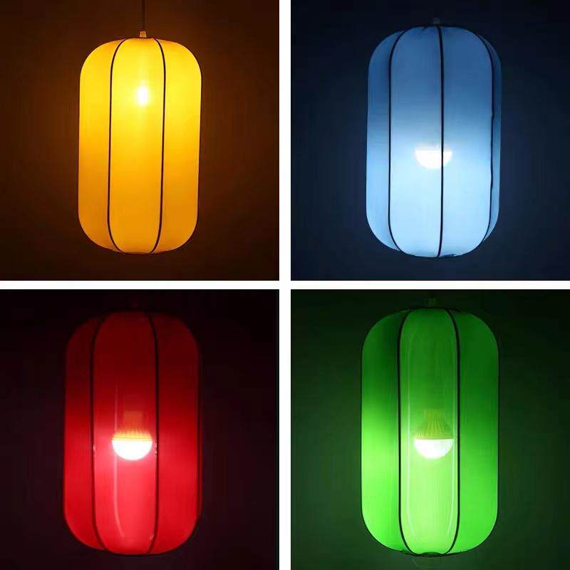 x1aw灯笼吊灯新中式餐饮布艺火锅店餐厅连串室外风灯具仿古灯装