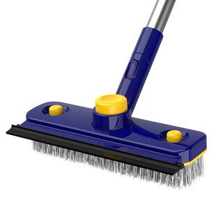 热销bh0d卫生间刷地板大毯缝隙刷子长柄厕所浴室清洁洗墙硬毛死角