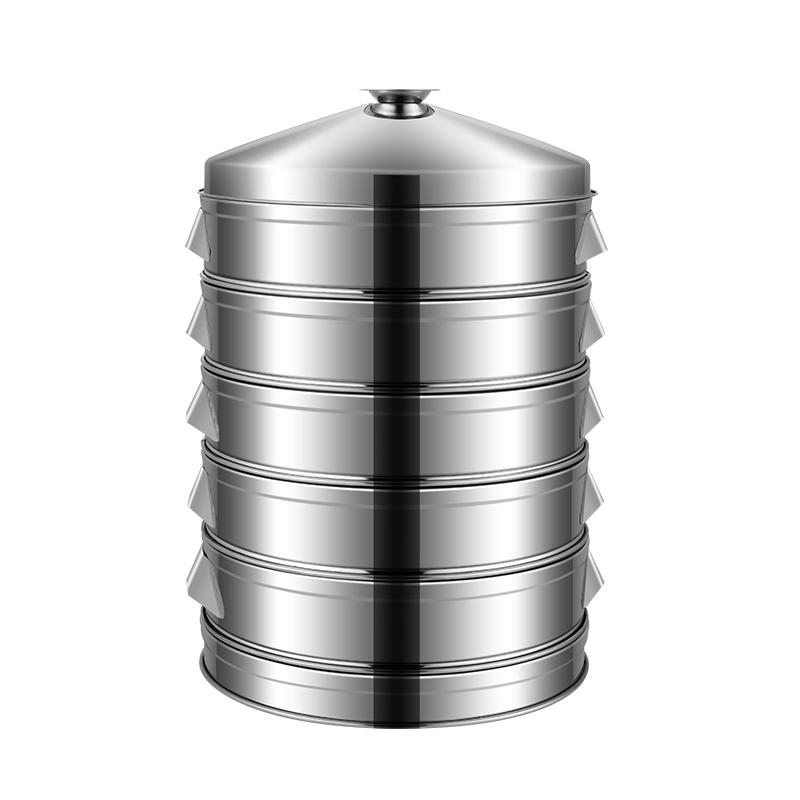 蒸笼不锈钢蒸锅笼屉家用大容量蒸鱼大号50cm商用蒸包子蒸馒头