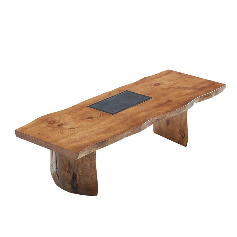 实木茶几茶桌椅组合茶具套装一体简约现代整板功夫泡茶桌大板茶台