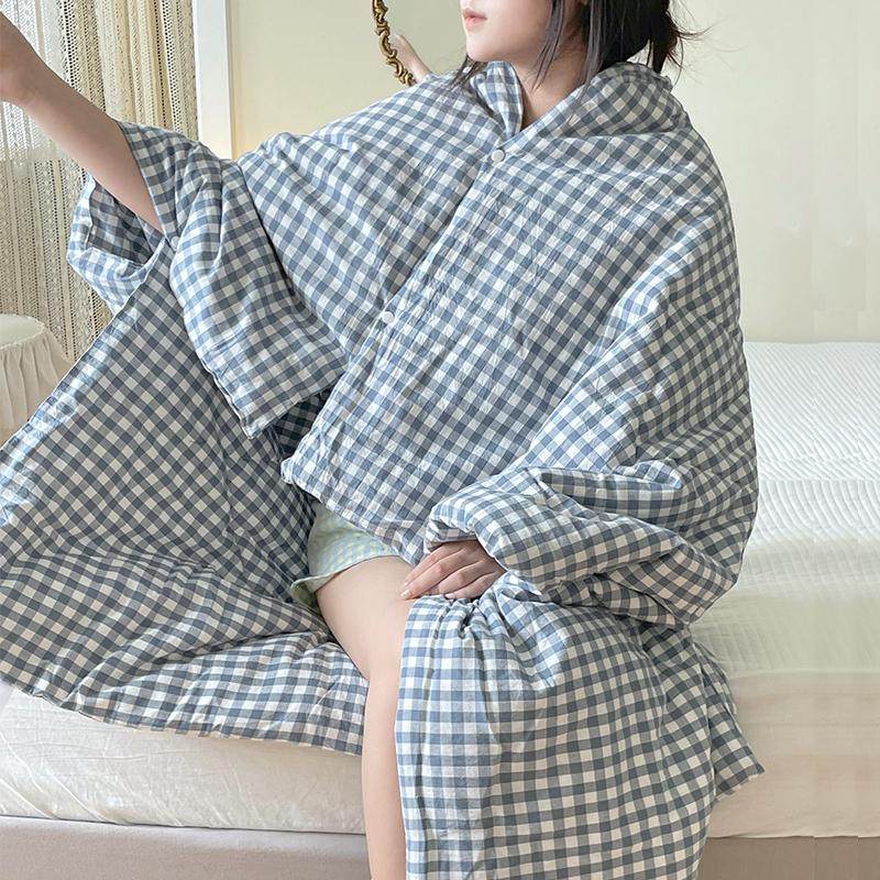 办公室午休被可以穿的懒人被学生午睡披肩被宿舍可折叠沙发小被子,居家布艺,抱枕被,淘宝优惠券,粉丝福利购,淘宝优惠卷