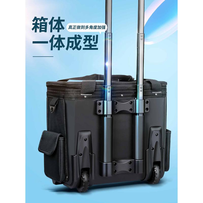 热销客常胜批发带轮子工具包结实耐用拉杆式工具箱工业级便携式拉图片