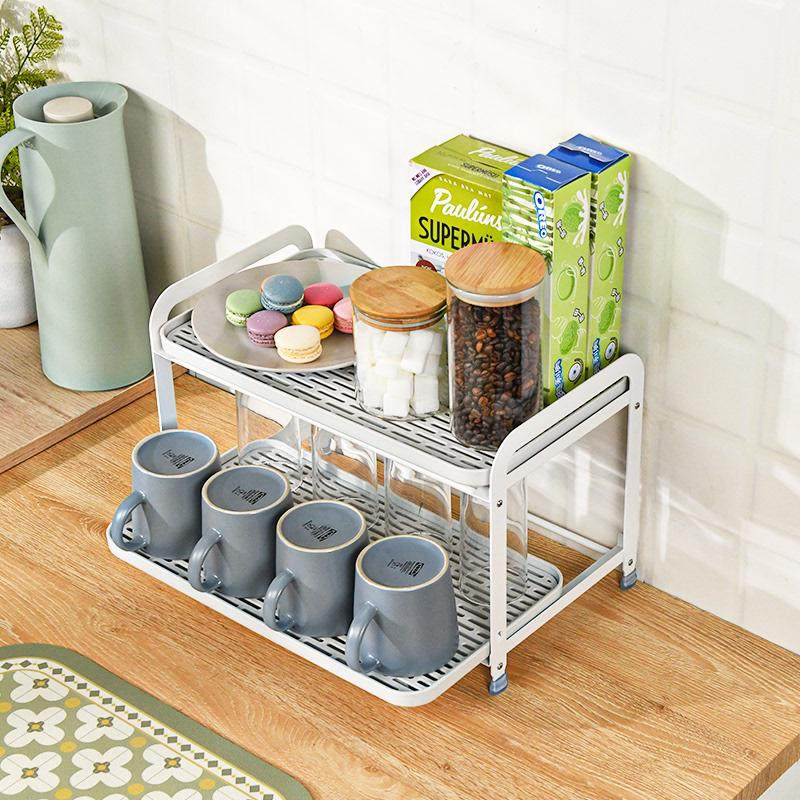 杯架子置物架放玻璃杯双层托盘茶杯茶具收纳架可拆卸易清洗沥水架,家庭/个人清洁工具,杯架,淘宝优惠券,粉丝福利购,淘宝优惠卷