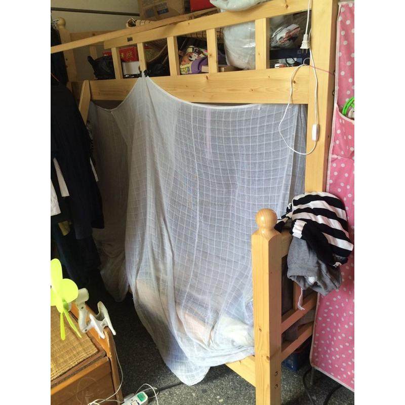 老式加密棉纱蚊帐防尘顶单门穿杆绑带棉纱上下铺加厚学生宿舍蚊,床上用品,蚊帐,淘宝优惠券,粉丝福利购,淘宝优惠卷