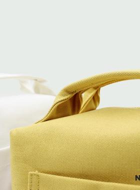 NOL帆布保温防水便当袋2022新款斜跨午餐便当饭盒袋上班族手拎包