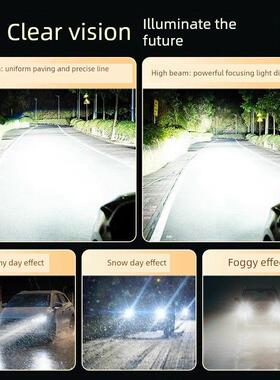 19-23荣威I5Led远光灯和远光灯集成9005雾灯改装激光透镜汽车灯泡