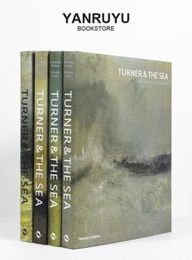透纳 Turner and 海主题风景画绘画桌面书房英文抽象装饰摆饰真书