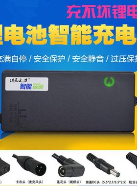 电动车锂电池充电器24V36V48V60V72V10A42V2A54.6V2A锂电池充电器