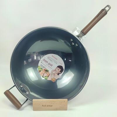 Asd不易生锈的细铁尖锅Cf36G1J家用无涂层铁锅Cf32G1J/Cf34G1J