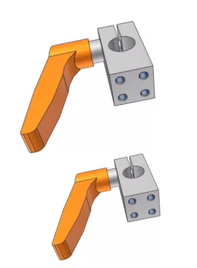 KQKU MQKU AQKU KQK MQK支柱固定夹AQK8/10/12/16/20带夹紧把手