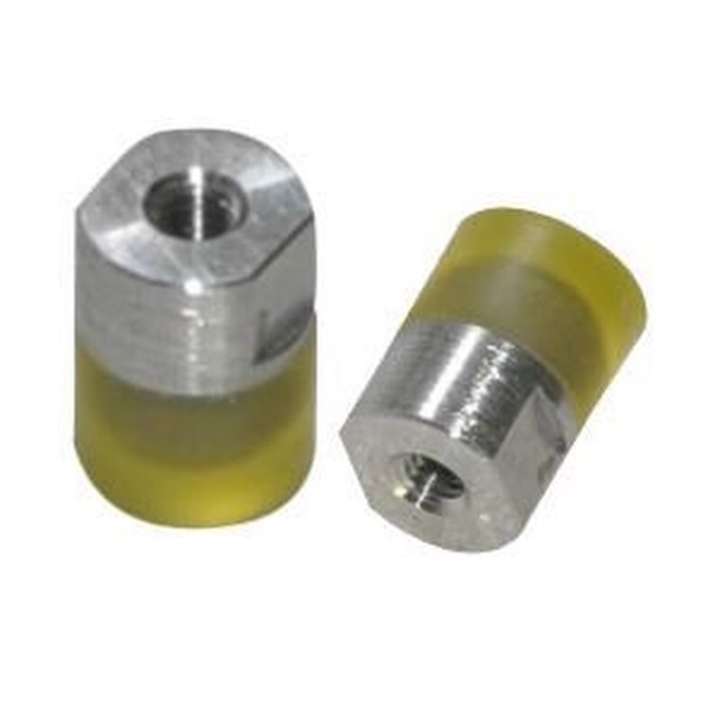 调整器挡块ASMA聚氨酯压块小径压块M6内螺纹型缓冲器偏角度吸收器