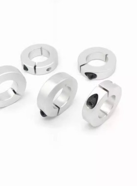 止推环衬套挡圈定位夹紧喉箍精巧型SSCS开口型固定环不锈钢光轴承