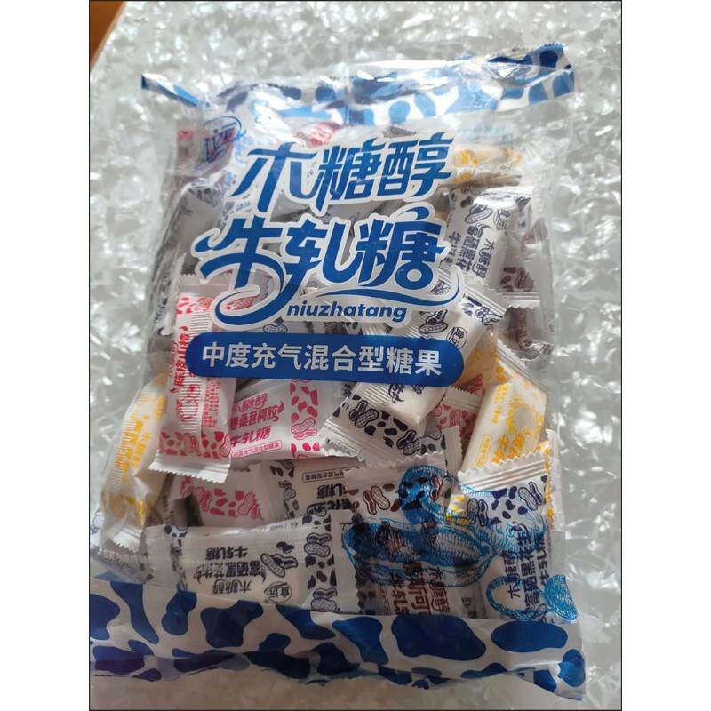 木糖醇黄芪党参硒黑花生红枣桑葚阿胶牛轧糖多口味山东特产