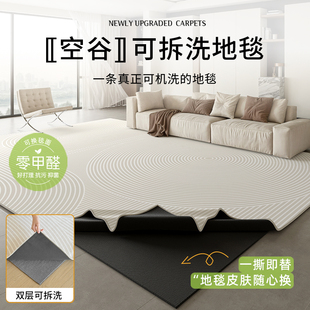可拆洗地毯客厅2024可s机洗奶油风现代简约卧室家用沙发茶几地垫