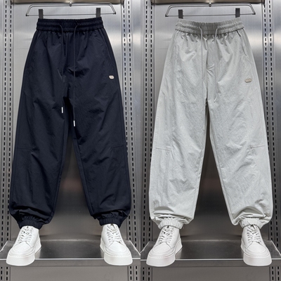 2025网眼透气凉爽潮牌速干休闲裤