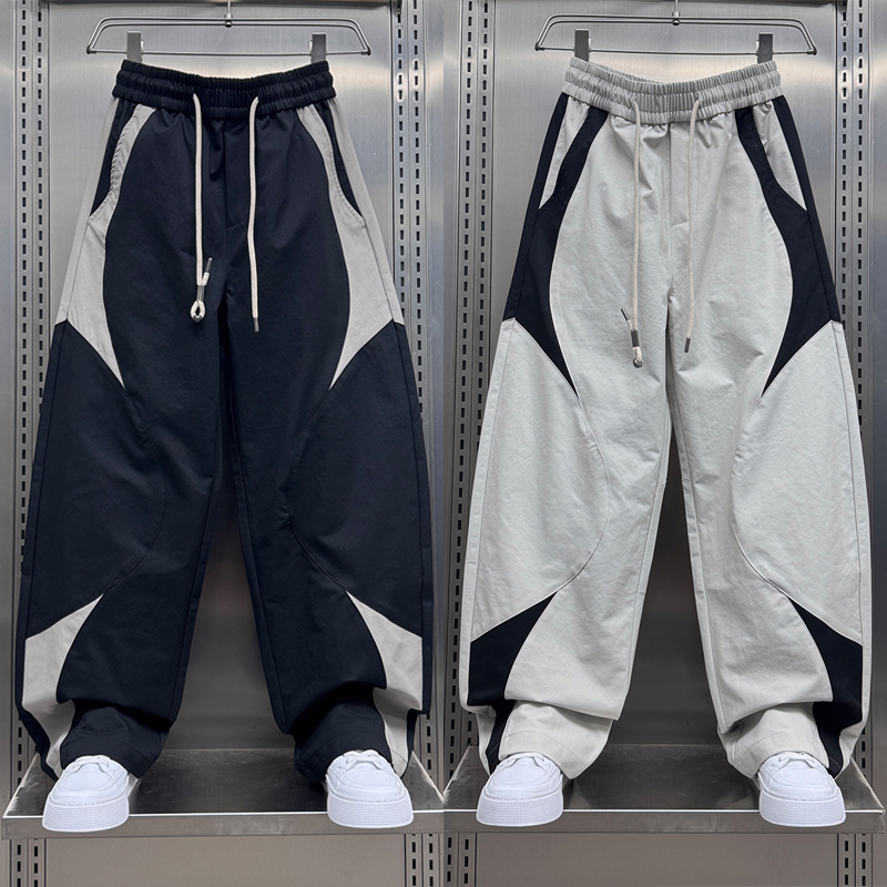 2025秋季新款痞帅宽松直筒休闲裤