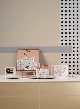 小清新绘本主题卡通样板