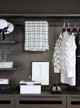 样板房衣帽间衣服样板间软装服饰梳妆台饰品轻奢小香风装饰摆件