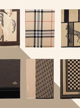 样板房间衣帽间装饰围巾摆件卧室挂衣架意式轻奢围巾软装陈列饰品