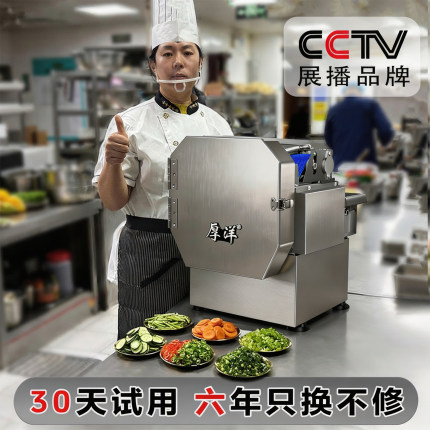 多功能切菜机食堂商用切葱花切小米辣圈切韭菜馅机专用切辣椒段机