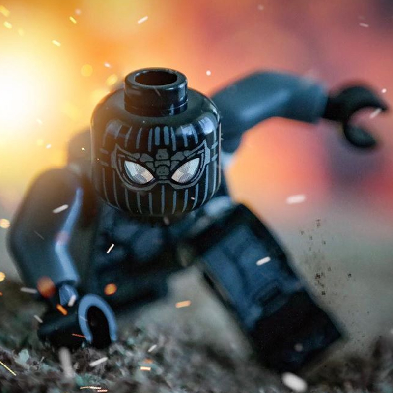 乐玩具蜘蛛侠2英雄远征彼得黑隐匿潜行战衣76128夜猴侠人仔积木高