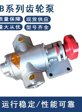 不锈钢KCB-18.3/33.3/55/83.3齿轮油泵抽油泵输送泵增压泵洗衣液