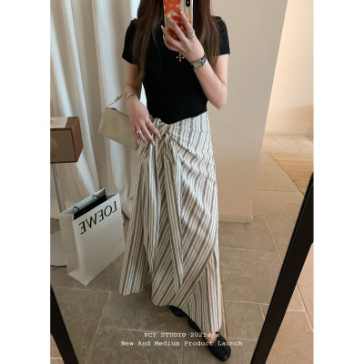 FCYstudio浅色条纹绑带