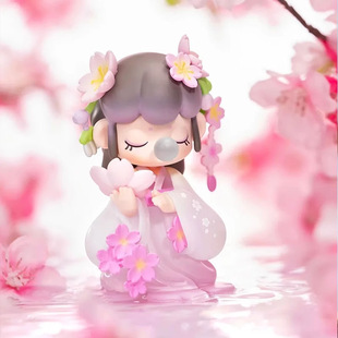 若来祖国版风传花信盲盒花间集系列可爱网红潮玩2025新款少女摆件