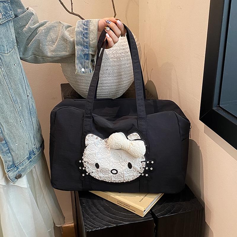 原创hellokitty托特包y2k辣妹大容量休闲时尚个性旅行手提单肩包