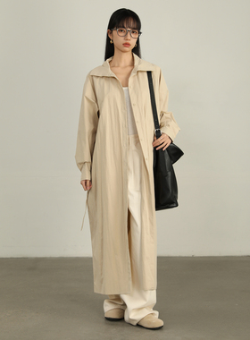 AIRIQI奥莱女装衬衫连衣裙时尚百搭显瘦长款外套AY41LQ341