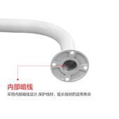 L型监控支架铝合金围墙支架监控摄像头万向鸭嘴支架 壁装 挑高1米