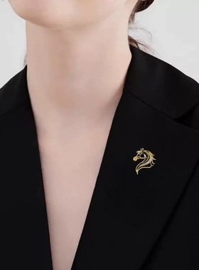 马年本命年专属春节礼物2026【马到成功胸针】XZ-0122