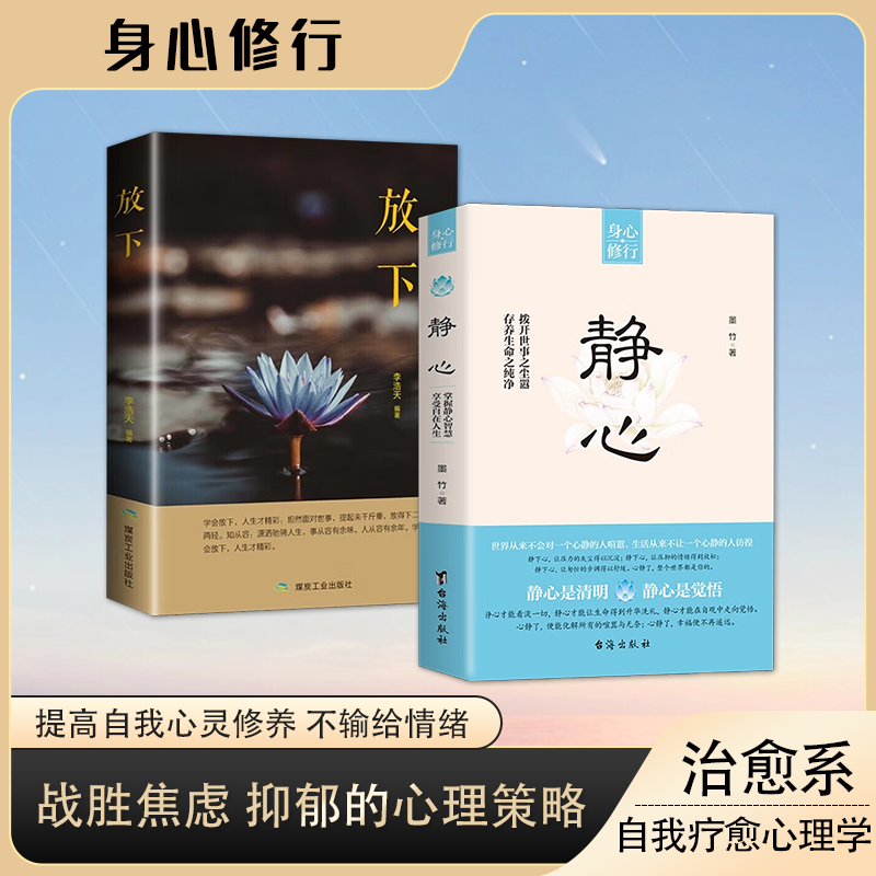 静心书籍正版放下做自己的心理医生人生没什么智慧哲学战胜焦虑心理学青春成功励志心灵鸡汤正能量修心修身养性自我