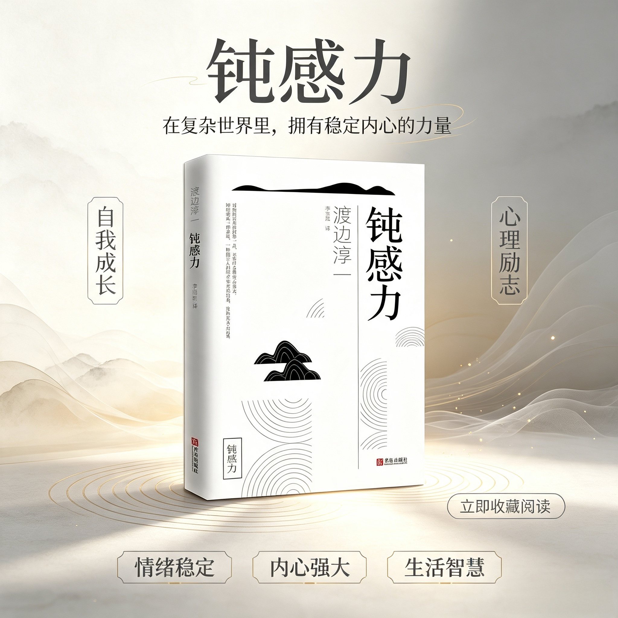 钝感力 渡边淳一著正版情绪情感社会学成长励志小说人际沟通职场关系人生的智慧生活需要顿感力书籍畅销书排行榜钝感力