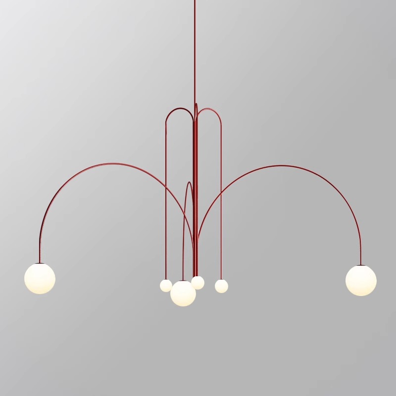 丹麦设计师吊灯北欧后现代极简网红轻奢客厅卧室展厅民宿玻璃艺术