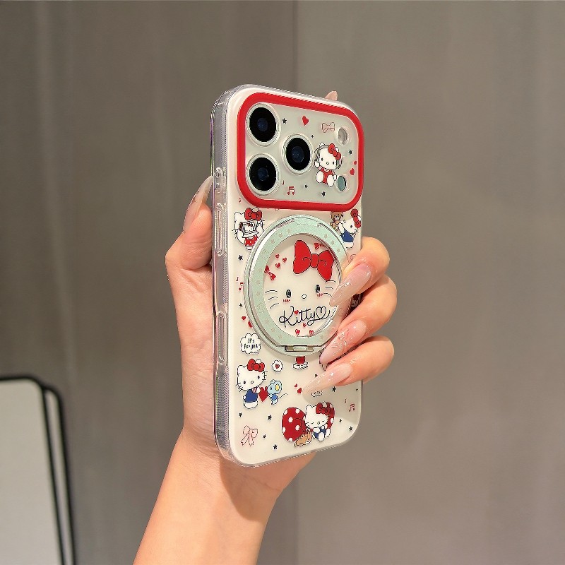 秋冬季适用于苹果17手机壳iphone16promax卡通可爱KT猫15promax旋转磁吸支架17pm超火16pm全包15pm防摔保护套,3C数码配件,手机保护套/壳,淘宝优惠券,粉丝福利购,淘宝优惠卷