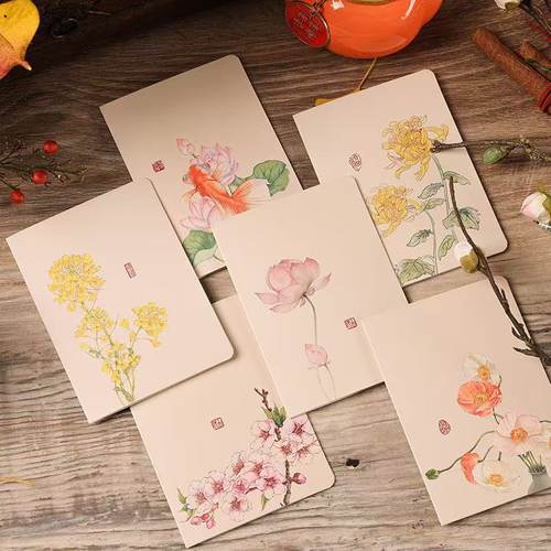 水墨风贺卡中国风古风中式卡片复古款贺卡纸厚质优送礼手写小卡片