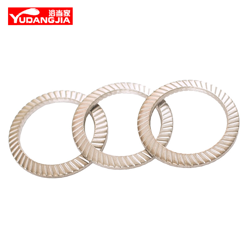 。304锁紧垫片 不锈钢防松垫圈双面齿 蝶形防滑垫M3-M36 DIN9250