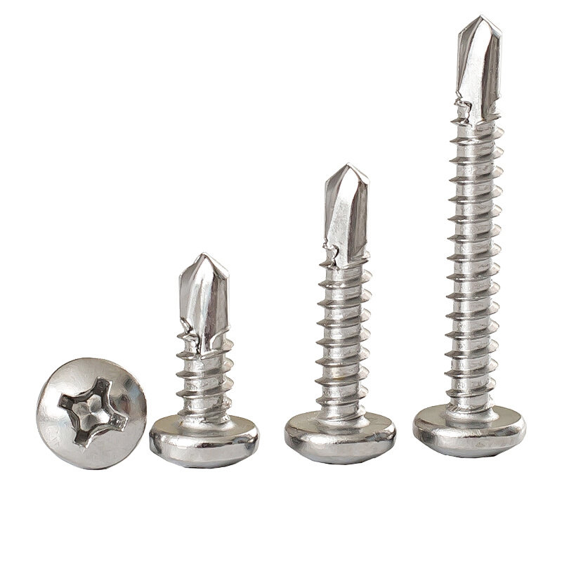 。410不锈钢盘头钻尾螺丝 圆头自攻自钻 彩钢瓦燕尾螺钉M4.2*13-5,农用物资,苗木固定器/支撑器,淘宝优惠券,粉丝福利购,淘宝优惠卷