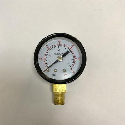 PRESSURE GAUGE 直径40mm 压力0-4bar 0-60psi 气压 压力表 水压