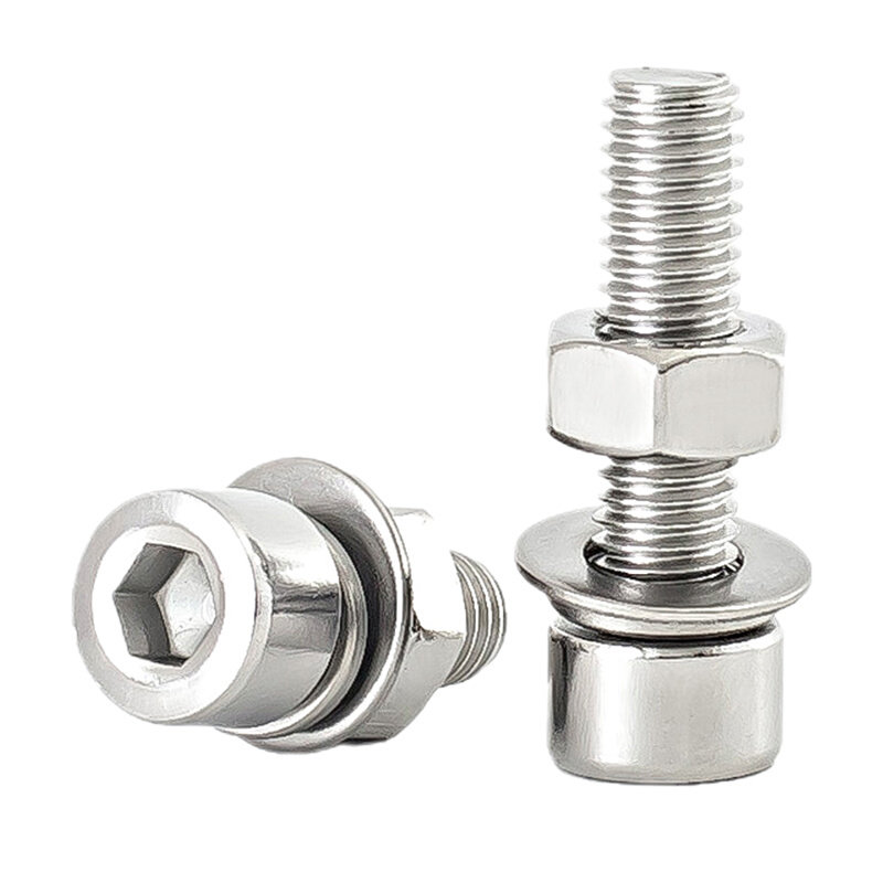 。M3M4M5 316不锈钢内六角螺丝螺母套装大全杯头/圆柱头内六角螺,机械设备,矿山专用设备,淘宝优惠券,粉丝福利购,淘宝优惠卷