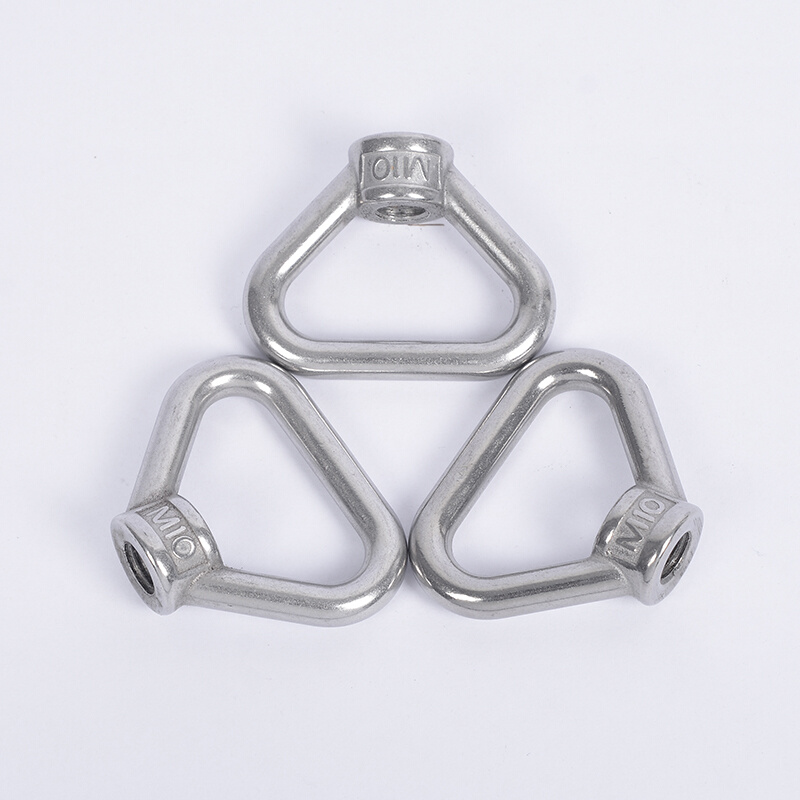 。304不锈钢环形螺母吊环螺母 圆环/三角环/环型螺母M8M10M12M14M