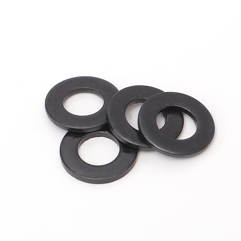 。8.8级黑色平垫金属介子华司加厚平垫片垫圈M3M4M5M6M8M10M12-M3