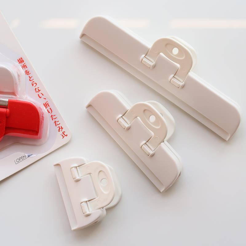 岩井成器 出口日本食品封口保鲜夹 零食奶粉茶叶防潮密封夹封口夹