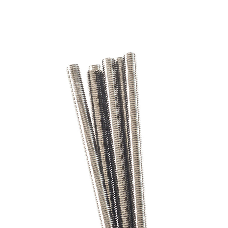 。201不锈钢牙条丝杆牙棒全螺纹螺杆通丝螺柱M6M8M10M12M14MM16M2