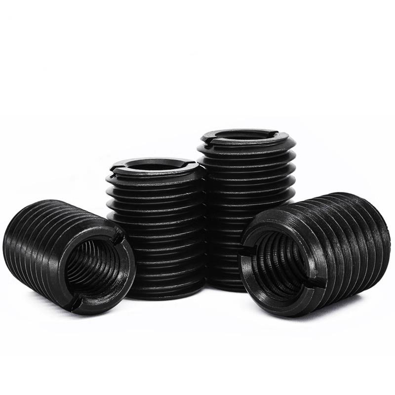 45号钢发黑加硬内外牙螺套一字槽变径牙套螺母M3M4M5M6M8-M24