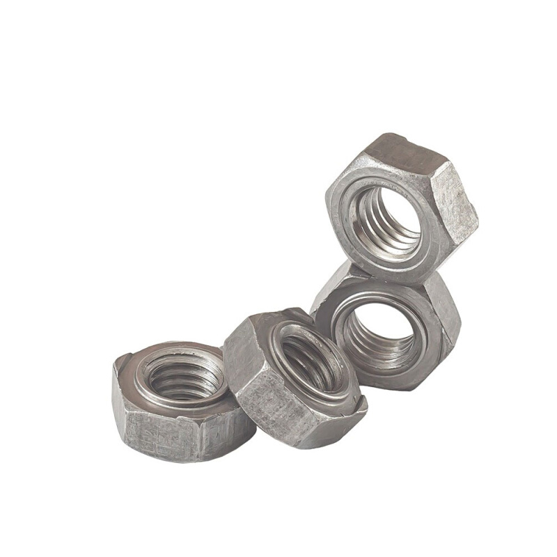 。碳钢本色四方点焊螺帽六角焊接螺母台阶碰焊无角M5M6M8M10M12M1
